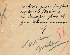 Jean Nigond note de la mairie de Saint-Denis